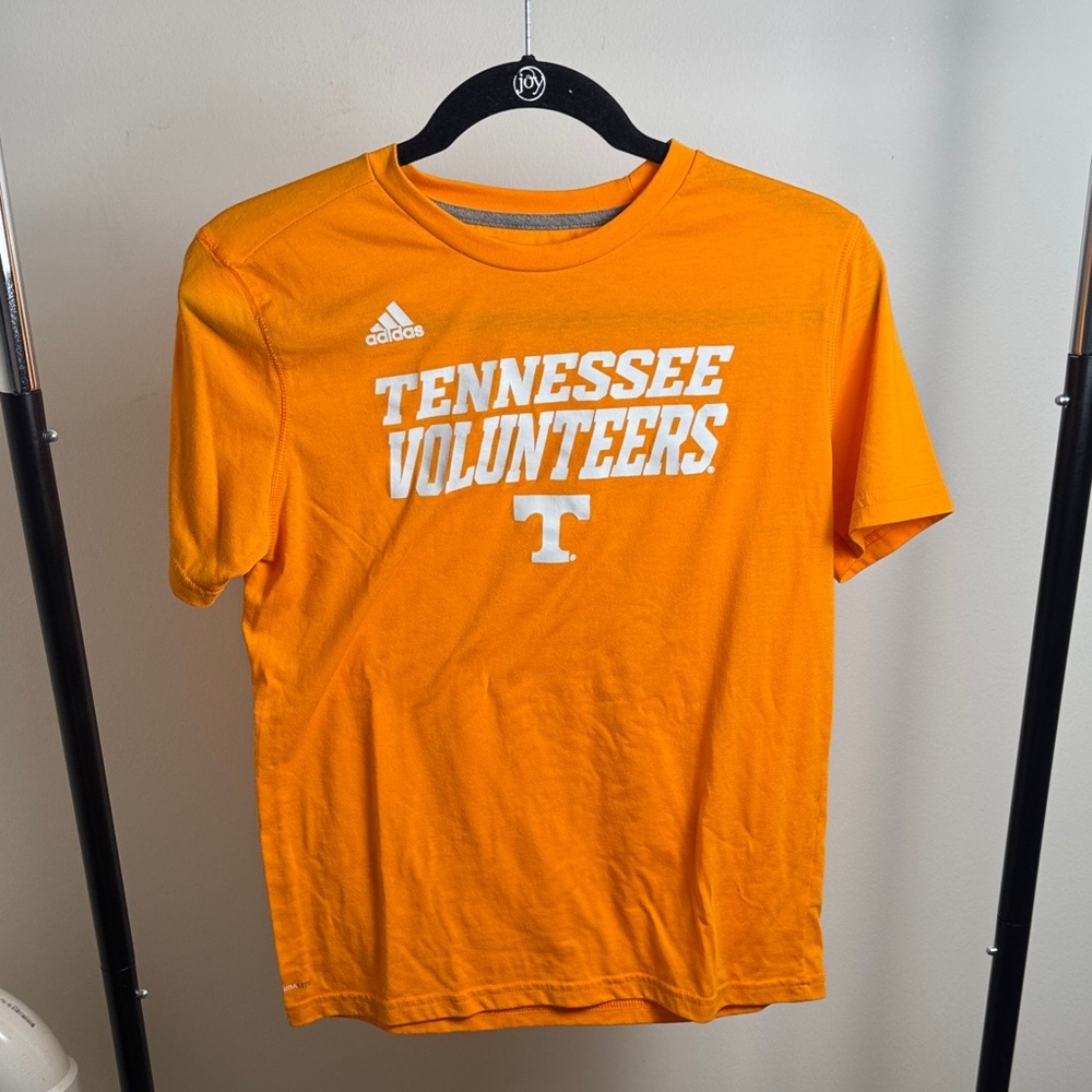 Kid's Orange University of Tennessee Volunteers Adidas Climalite TShirt Large